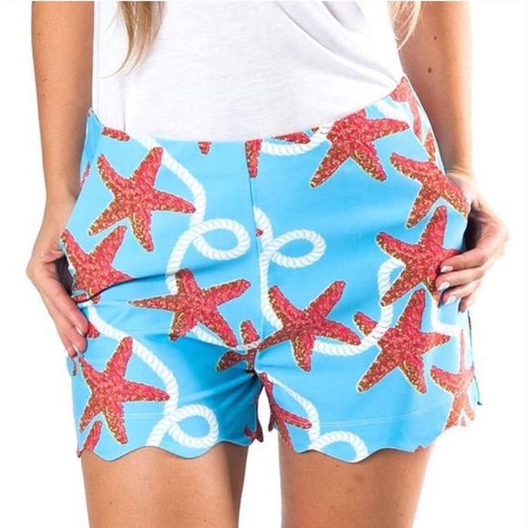 Boutique Pants - 1 Left🚨HP🎉Starfish Shorts Scallop Bottom UPF50+